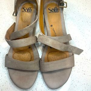 Sofft Innis Wedge Sandal with ankle straps